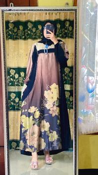 Product Review of Cherria.Co Gamis Kode LIVE Mewah Cherria Ld 110/120 Dress Muslim Wanita Balon Cantik gamisabaya from M**7 0