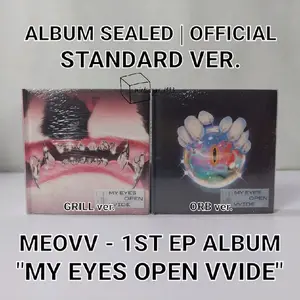 [ READY SEALED ] MEOVV - 1st EP ALBUM [ MY EYES OPEN VVIDE ] ( PHOTOBOOK ver. ) ( GRILL ver | ORB ver ) Official Kpop Album New