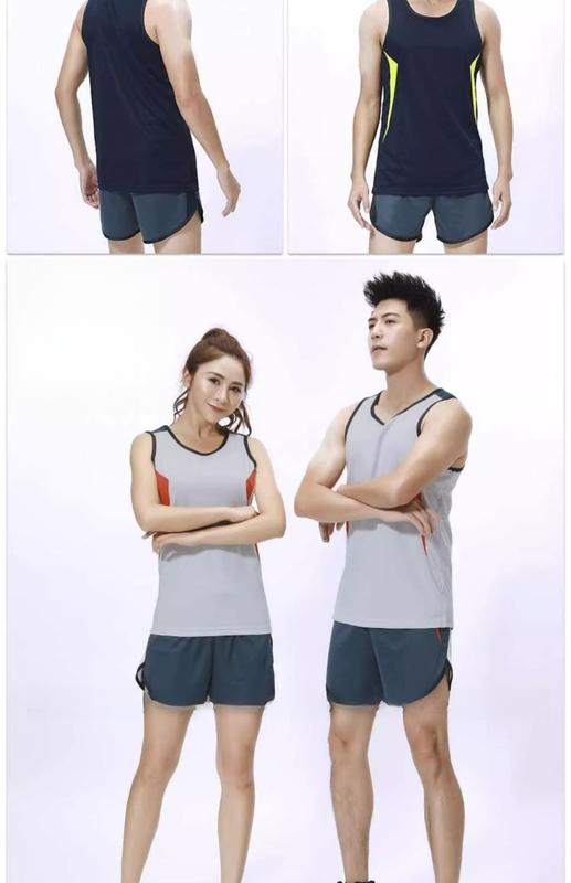 Product Introduction of Track and Field Training Wear Competition Customization Track Suit Marathon Suit Vest Sleeveless Quick-Drying Sports Running 15