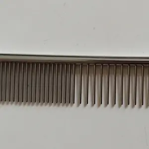 Sisir Stainless Anti Rontok Sisir Mandi Bulu Rambut Hewan Kucing Anjing Kelinci Anti Kutu Pet Grooming Comb