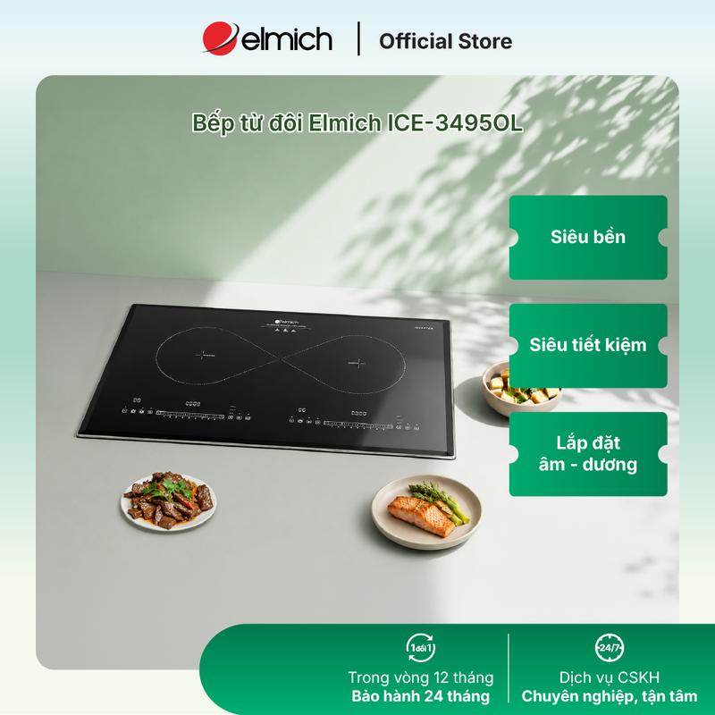 Bếp từ đôi Elmich ICE-3495OL