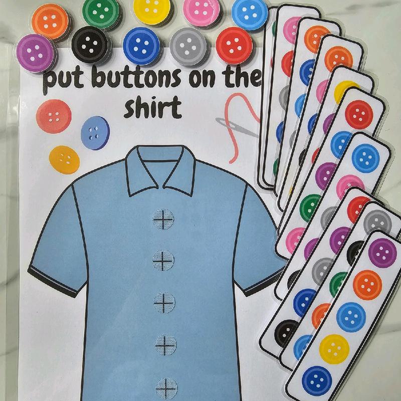 put button, sorting color flash card - TikTok Shop Malaysia