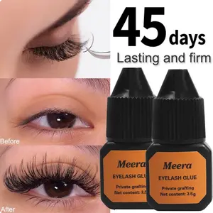 Meera Lem Bulu Mata Extension 5ml Cepat Kering Tahan Lama 45 Hari Tidak Pedih dan Firm untuk Kekuatan Kuat