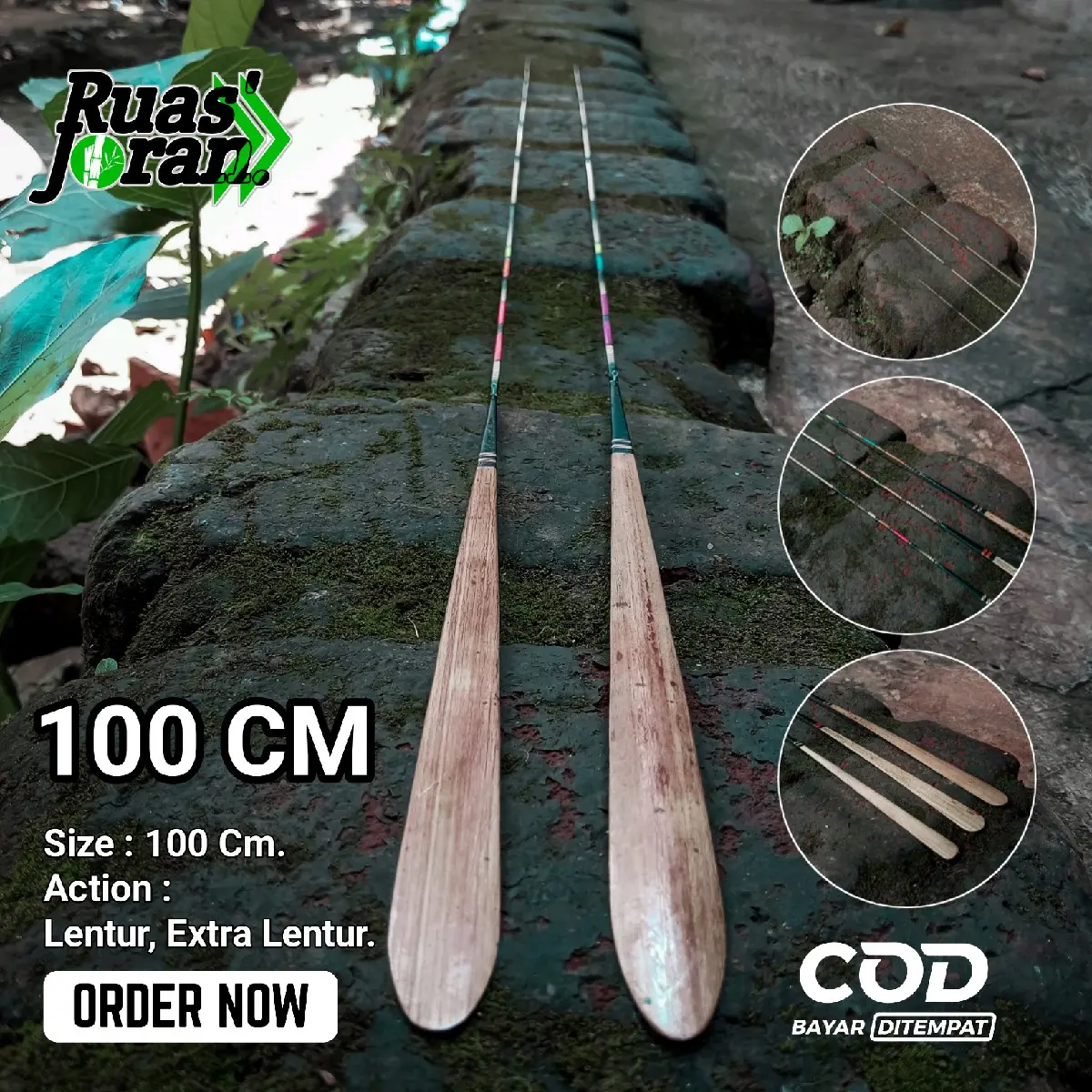 JORAN WADER 100 CM - JORAN BAMBU - JORAN MICRO - JORAN LENTUR - JORAN MURAH - JORAN BREKELE