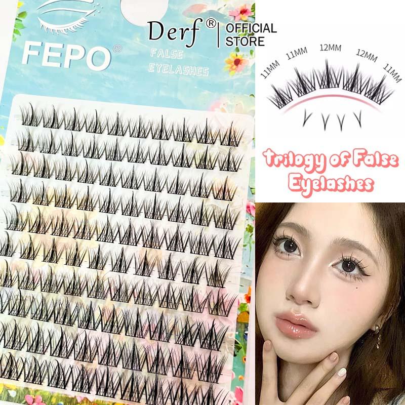  Bộ Lông Mi Giả 10 Hàng Dung Tích Lớn Chất Lượng Tự Nhiên Nối Mi Dài Kèm Keo 
