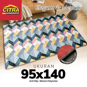 Karpet Malaysia 95x140 – Original, Tebal & Lembut | Anti Slip & Estetik Ruangan