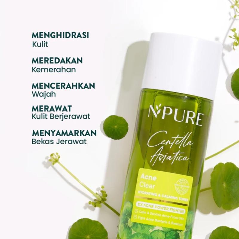 NPURE FACE TONER CENTELLA ASIATICA CICA Series 1