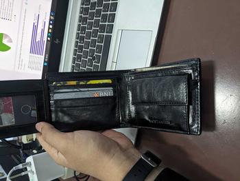 Product Review of BOSTANTEN Dompet Pria Koin Ritsleting Kulit PU Tiga Kali Lipat Hitam/Coklat/Kopi from D**n 3