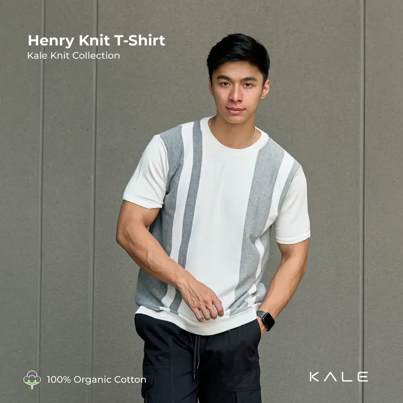 Kale HENRY / Sweater Rajut / Sweater Pria / Sweater Basic / Sweater Tangan Pendek / Atasan Kaos Pria 0