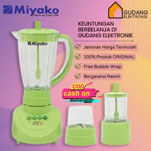 [COD READY] MIYAKO BLENDER 3 IN 1 BL152 PF / BL 152 PF / BL-152 PF / BL 152PF (PLASTIK / 1,5 LITER) GARANSI RESMI