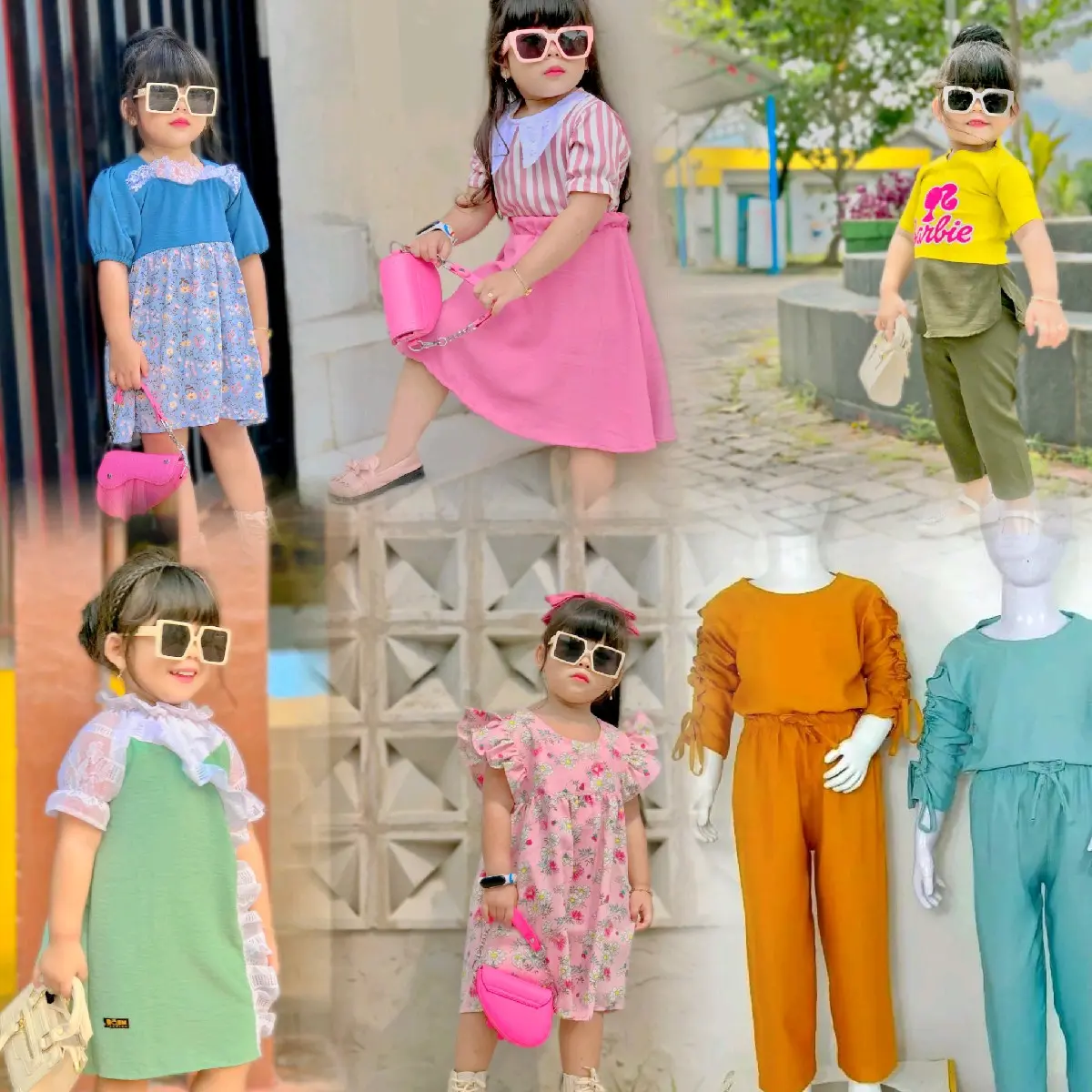 Paket Hemat 80K 4PCS Baju Anak Perempuan RANDOM