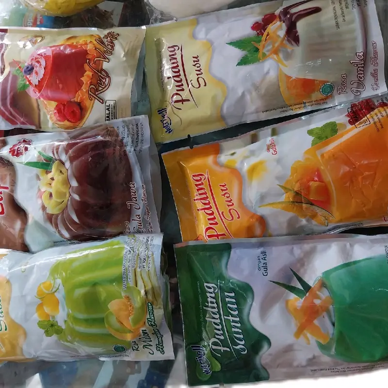 Puding Susu Nutrijel Isi 3 Bungkus - Bubuk Jelly Food Makanan 2