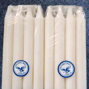 Lilin Panjang Putih 13 cm Ø1,6 cm – Isi 8 Pcs Lilin Serbaguna Murah Grosir Kualitas Ekonomis Nyala Stabil Versatile untuk Acara Ibadah Darurat Listrik(8)