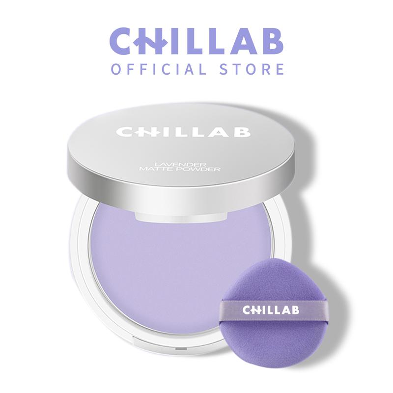CHILLAB Lavender Matte Powder -Phấn phủ kiềm dầu CHILLAB hương oải hương dạng lì