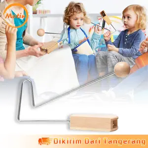 Alat Musik Perkusi Vibraslap Kayu Percussion Instrument