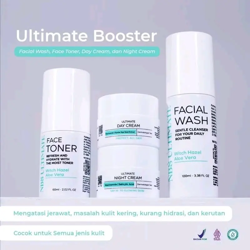 NBS Ultimate Booster Skincare Bpom Shop Tokopedia