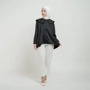 Kudung Gaia Kemeja Atasan Ruffle Top