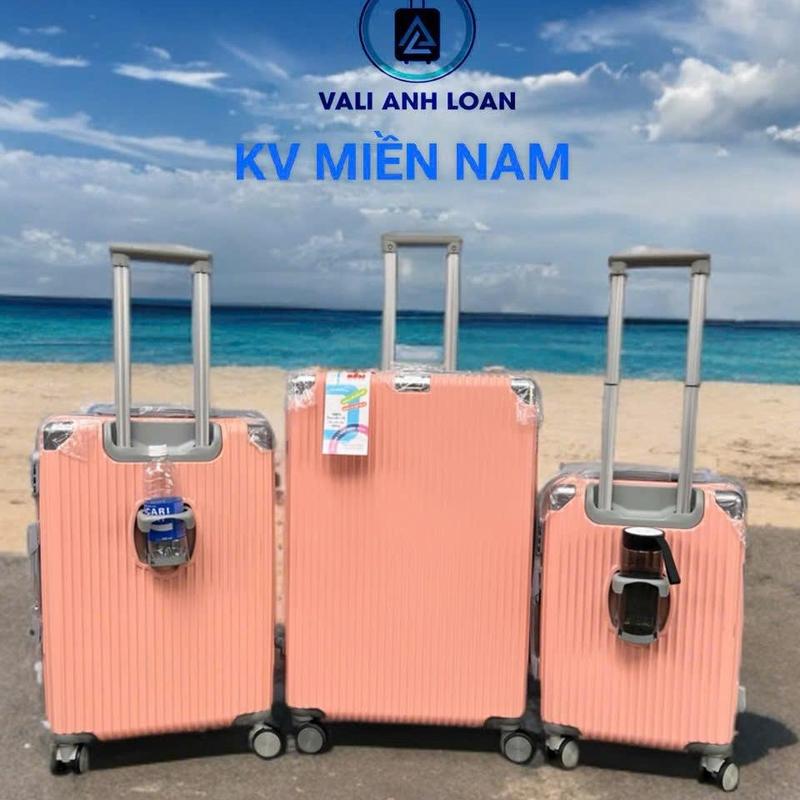 (XẢ KHO) Vali VL02-KHO HCM-VCHUYỂN RA BẮC 5 NGÀY) Vali khoá kéo,nhựa dẻo ABS+PC (CÓ THÊM KHAY CỐC) TẶNG TÚI ĐỰNG GIÀY.Size 20,24,28, 4 bánh xe xoay 360 dộ.BH 2 năm phụ kiện.