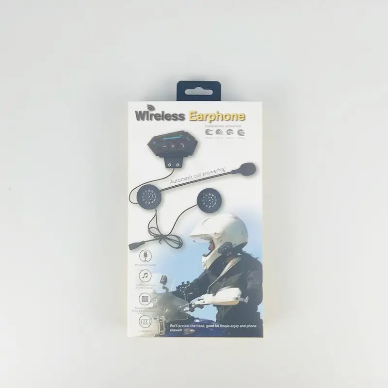 Intercom Headset Bluetooth Helm Wireless - BT-12 5