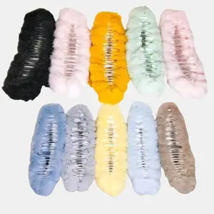 Jepit Rambut Bulu Halus Nyaman dan Mudah Digunakan Clips Model Jedai Rambut Bulu Lembut Cocok untuk Sehari-hari Formal dan Non Formal Warna Menarik
