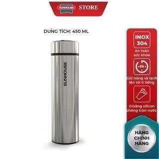 ￼Bình giữ nhiệt Inox 304 Sunhouse 450ml KS-TU450I_Chính hãng