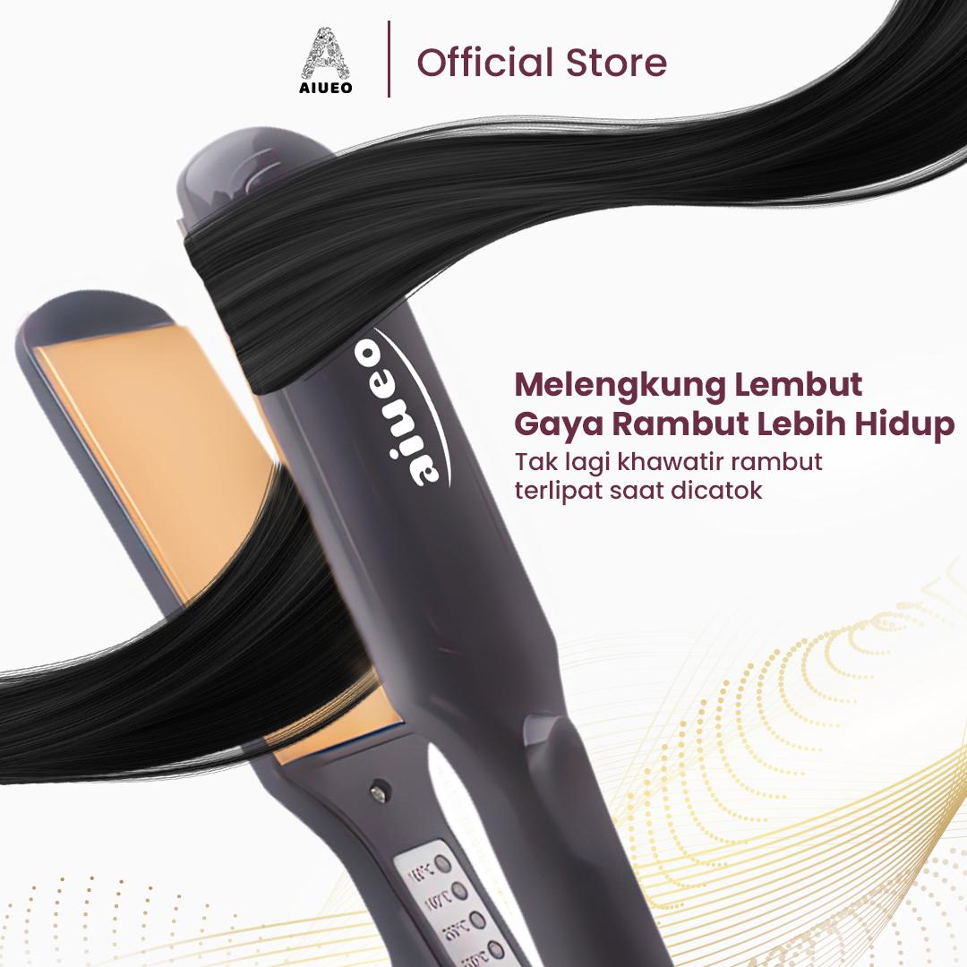 AIUEO.INDO Catokan Rambut Diamond Infuse – AIUEO 823 Original, Fast Heating!