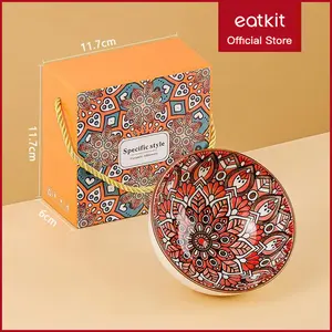 eatkit- Hampers Mangkok Keramik SNI 1 PCS Include Box Cantik - Souvenir Pernikahan Mangkuk Keramik