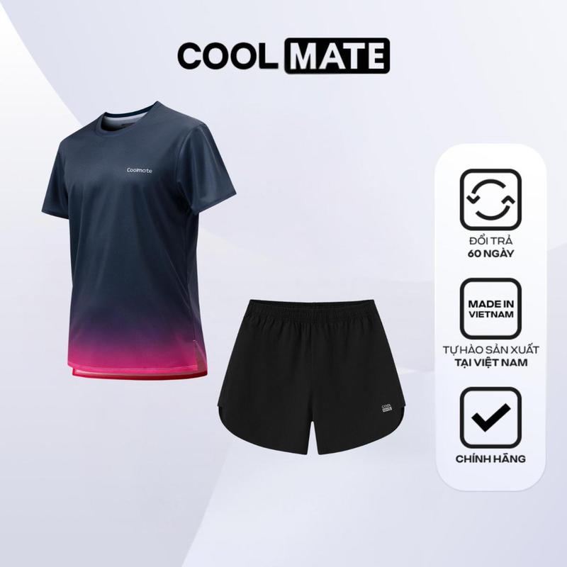 Set bộ thể thao nam Áo chạy bộ Graphic Special + Quần thể thao nam Maxcool - Coolmate