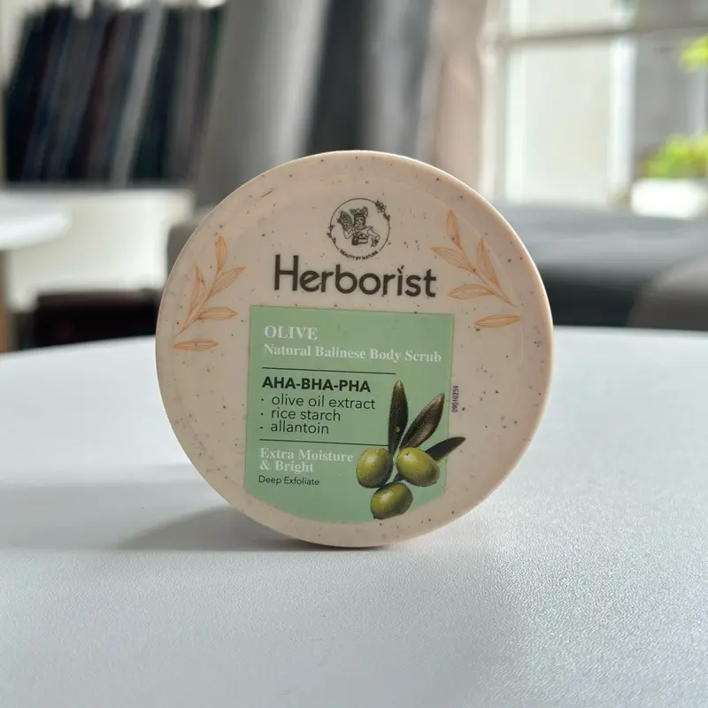 Lulur Herborist all varian 100g Mencerahkan kulit NEW! Herborist Natural Balinese Body Scrub Pha Exfoliating Mandi Tubuh Niacinamide Pencerah Perawatan Glycolic Kotoran 4
