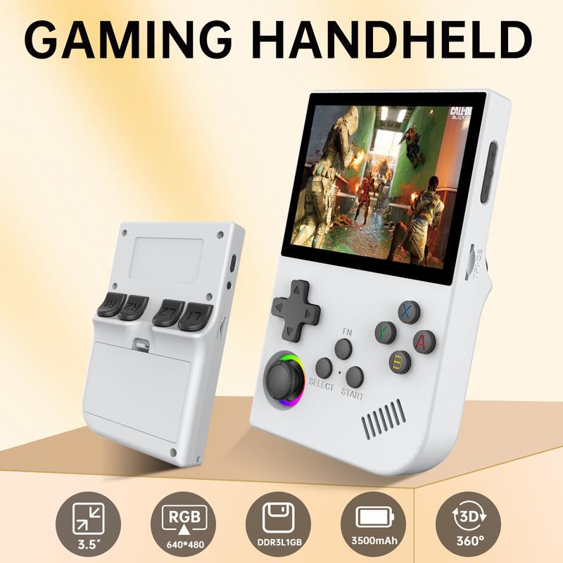 Máy Chơi Game, Mới cho năm 2025, Màn hình HD IPS 3,5 inch, Kích thước nhỏ, Thiết kế cổ điển PSP và GBA, Có thể kết nối với TV, Có Thể Sạc Lại, Thích hợp cho sinh viên, Bạn trai, Người yêu, Người yêu thích trò chơi GTA, Vật phẩm quà tặng 4