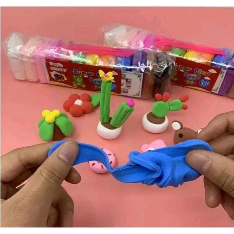 clay polymer mainan edukasi isi 12 1