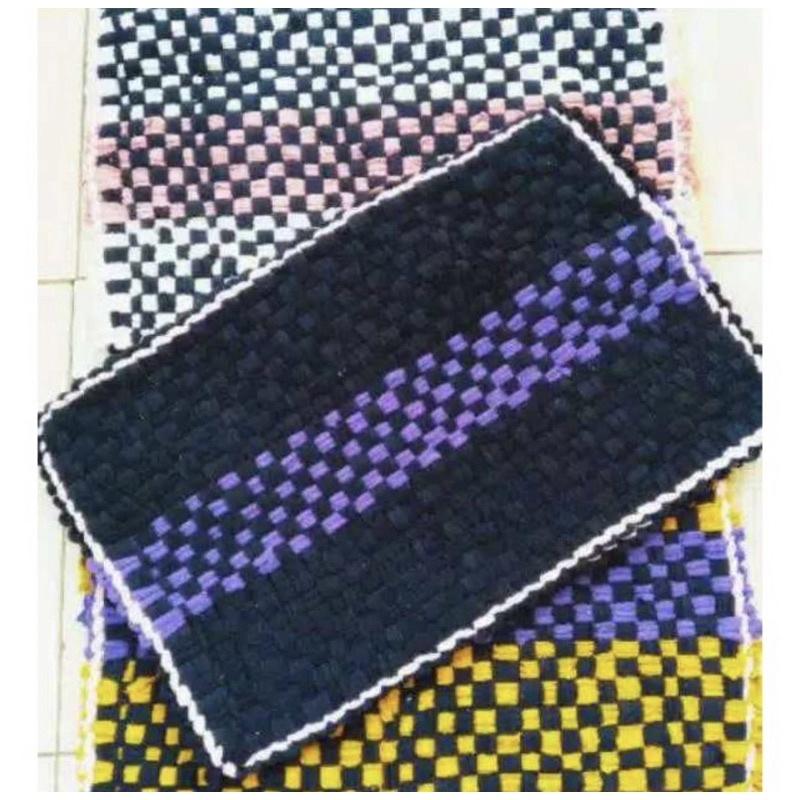 3PCS Keset Anyam Keset Kaki Keset Rajut Anyaman Keset Kaki Anyaman Keset Murah 1