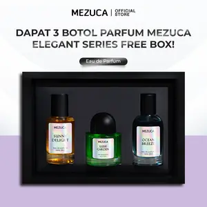 [Dapat 3 Botol] Parfum Mezuca 30mL Elegant Series Gratis Kotak Box Eau De Parfume BPOM Perfume Wangi Tahan Lama Unisex Pria Wanita