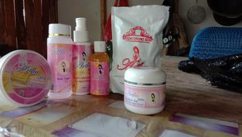 Product Review of NEW PRODUCT-PAKET BUNDLING TONER BADAN ARTHA LDT ( 1 paket badan lengkap + body toner + aha body serum) [Soap Kosmetik Mencerahkan] from R**r 1