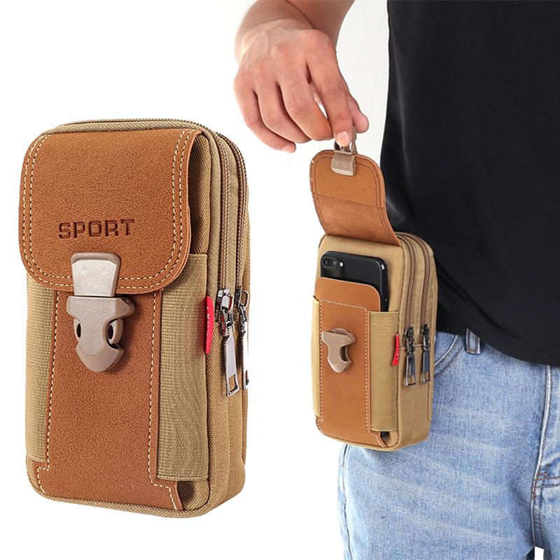 Product Introduction of Multi functional waist belt phone case, men's, large smartphone bag, waist bag, phone case tool holder, men's waist bag, phone waist bag and phone case 12