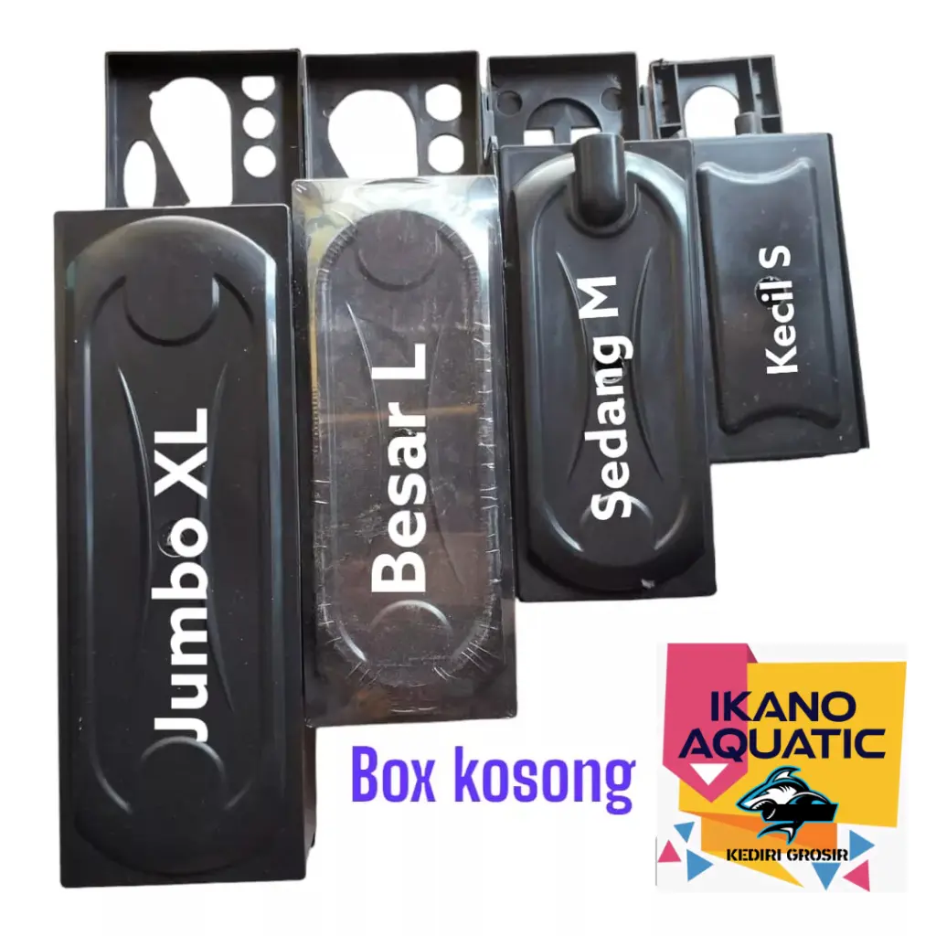 Kotak Filter Aquarium Ukuran variasi Ikano - Box Kosong Filter untuk Kolam dengan Kemampuan Menyaring Kotoran, Sisa Makanan, dan Zat Berbahaya Lainnya