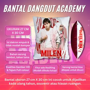 Bantal Foto Dangdut Academy Unofficial Buatan Fans Idola Milen Devan Akbar Family