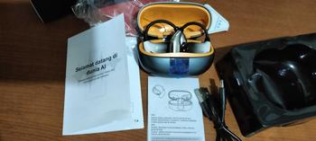 Product Review of Headset Terjemahan AI ERAZER XT66 Pro Earphone Bluetooth Open Ear Kualitas Suara HiFi Tahan Air IPX5 Dapat Menerjemahkan Ke 134 Bahasa Earbud Nirkabel from R**n S**A 0