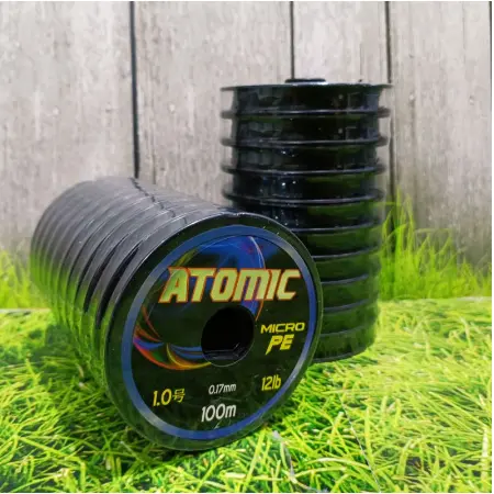 Senar PE Murah Berkualitas Micro PE Atomic Bobara X4 100M Mix Colour | Tidak Conecting | Pilih Ukuran | Senar Pancing