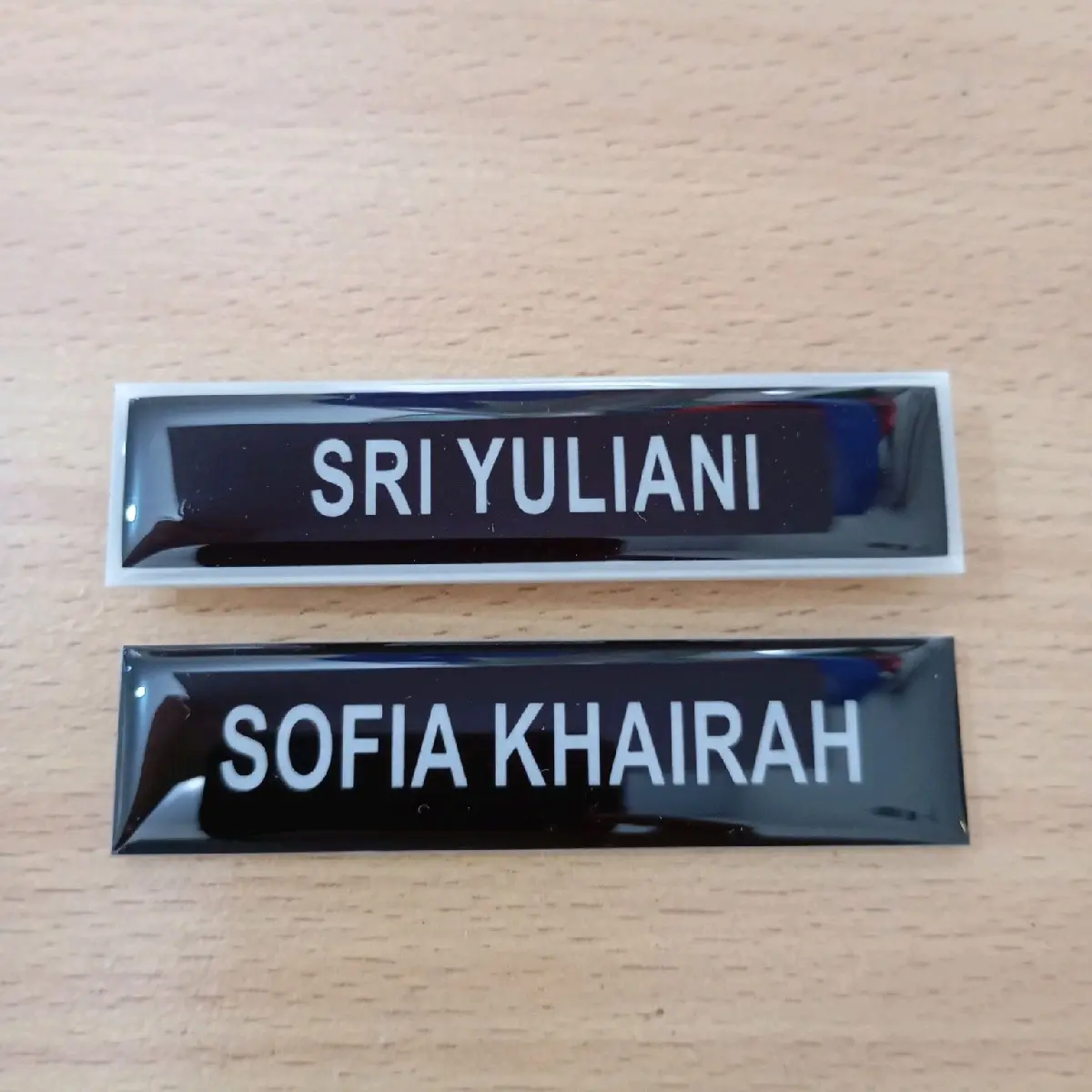 Papan Nama Nametag Dada Express 1Hari