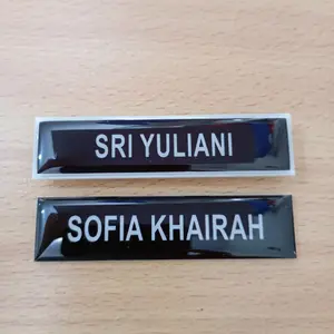 Papan Nama Nametag Dada Express 1Hari