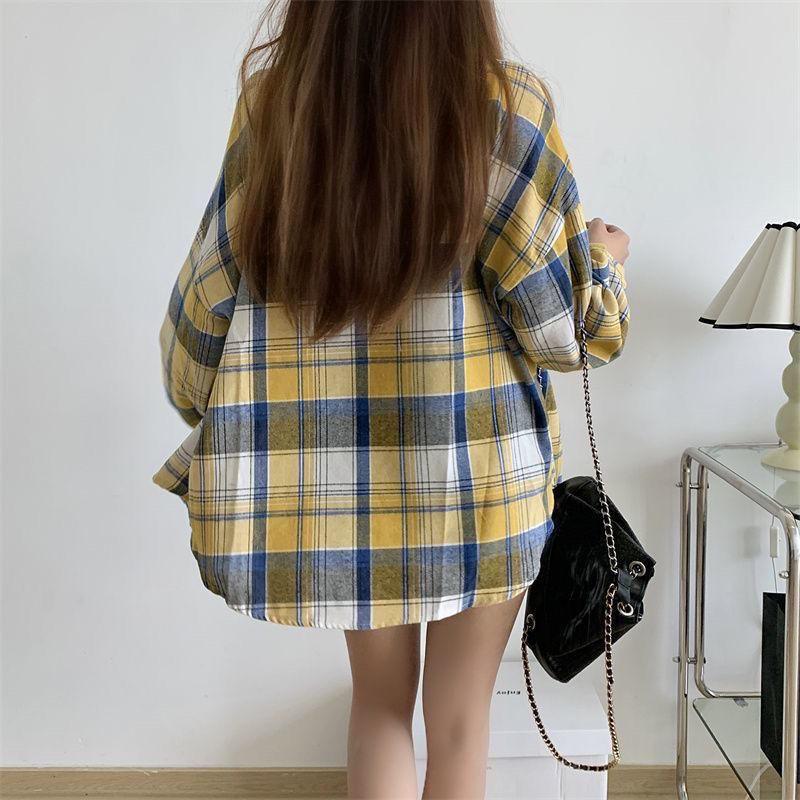 Product Introduction of Áo Sơ Mi Độc Đáo, Phong Cách Hàn Quốc, Cao Cấp, Thiết Kế Đẹp, Dành Cho Nữ, Thích Hợp Cho Mùa Xuân 2023, Phong Cách Cổ Điển Pháp, Dễ Phối Đồ, Áo Khoác Sơ Mi Kẻ Sọc Dáng Rộng 20