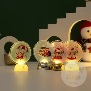 Lampu Meja LED Natal Christmas Elektrik Souvenir Natal Grosir Christmas Lamp Kualitas Terbaik Souvenir Gereja Kualitas Tinggi Hampers