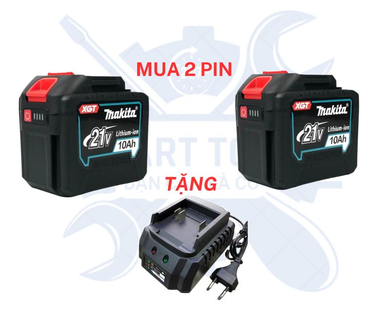  Pin Đóng 20cell Makita  10.0Ah Chống Ngắt Tải Chân 4cm Có Đèn LED Báo Pin Bảo Hành 6 Tháng Pin Dùng Lâu Bền Bỉ 