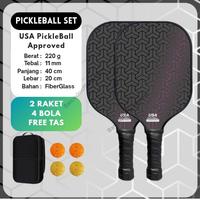 Gambar ECOPRINT Pickleball Set (2 RACKET+ BALL + BAG) - Set E dari EcoprintStore Kota Administrasi Jakarta Barat 1 Tokopedia