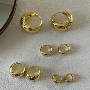 EAR PARTNER-Anting tetes air, anting mewah untuk wanita, anting Prancis, jepitan telinga, perak sterling, anting bergaya simpel dan keren