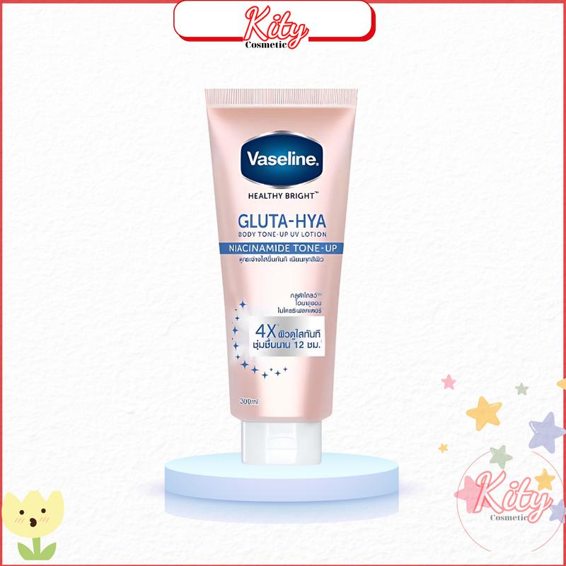 Serum dưỡng thể nâng tông tức thì gấp 4 lần Vaseline 4X Body Tone Up 300ML tuýp
