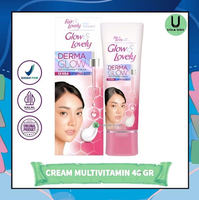 Product Introduction of Cream Glow & Lovely 46gr & 23gr Multivitamin Derma Glow Cream Pencerah Wajah 23