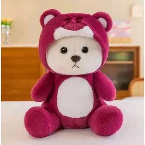 Boneka Bear Lotso Stitch Dino 35cm Karakter Lucu untuk Koleksi dan Mainan Anak Ukuran 35cm Tipe Boneka