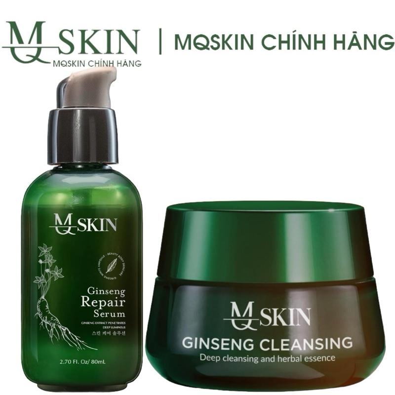   MQ SKIN -Người mới bắt đầu  Bộ PEEL TRUYỀN THỐNG SERUM NHÂN SÂM gồm  1 Bột Rữa mặt  100gr và 1Peel Nhân Sâm1  80ml   TẶNG 4sp KEM THEO Hỗ Trợ Da  Peel Da Skincare hỗ trợ mụn rỗ nám hồng da 